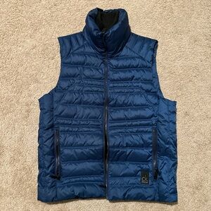 Calvin Klein blue puffer jacket